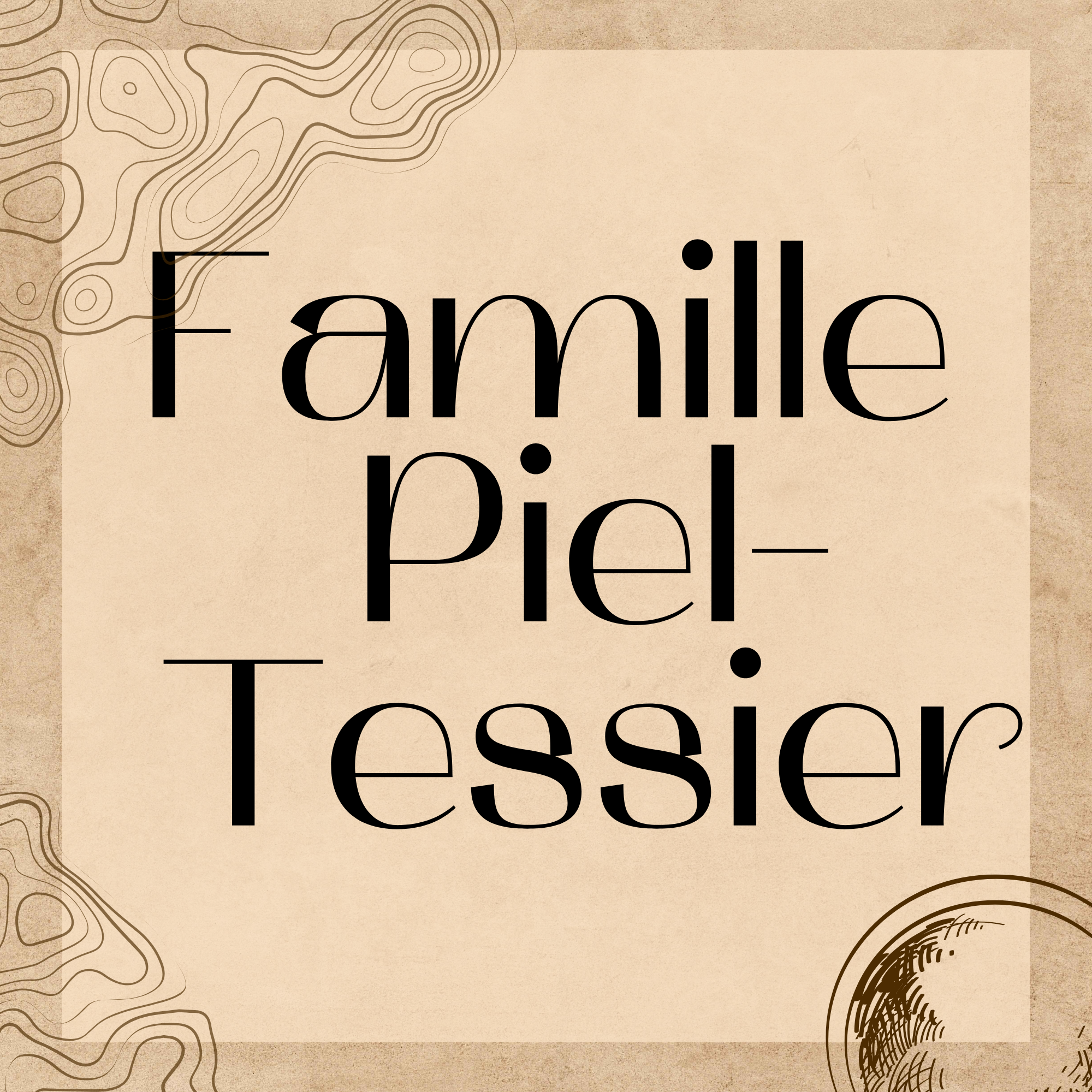 Famille PIEL-TESSIER